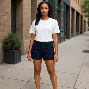 Massimo Navy Women's Shorts